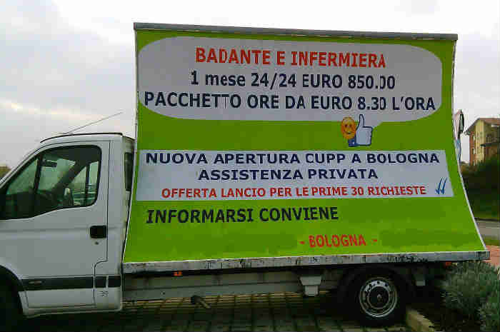 pubblicità Bologna