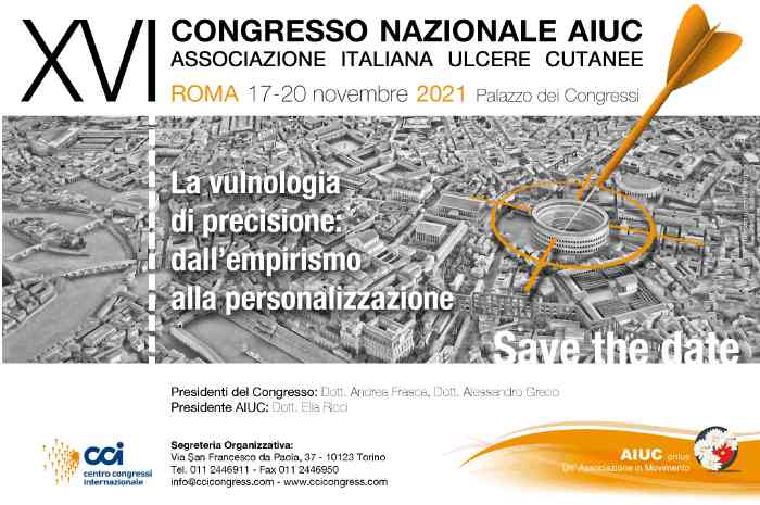 XVI Congresso AIUC. Vulnologia di precisione, a Roma