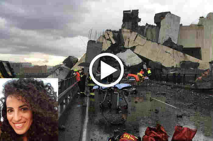 Genova, crolla il ponte Morandi sull'autostrada A10