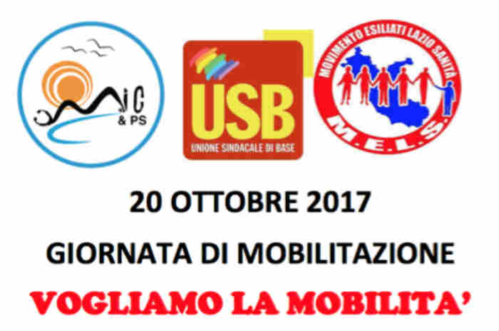 Mobilità, la protesta degli infermieri esiliati del Lazio