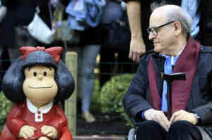 Un saluto a Quino, il papà di Mafalda