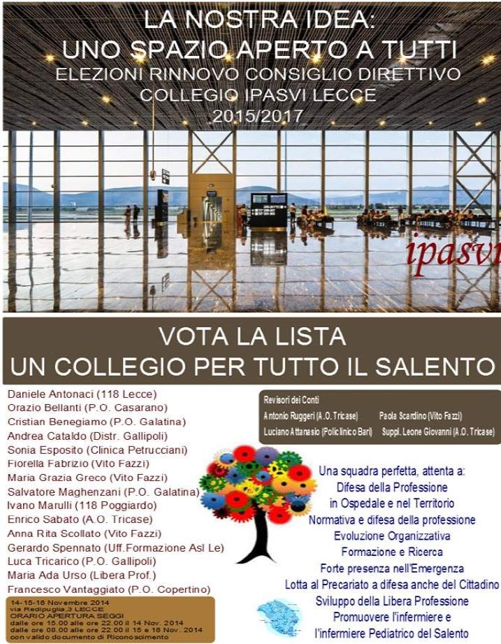 Un collegio per il Salento, al voto 6000 infermieri a Lecce