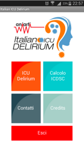 ICU Delirium. L'applicazione per smartphone italiana