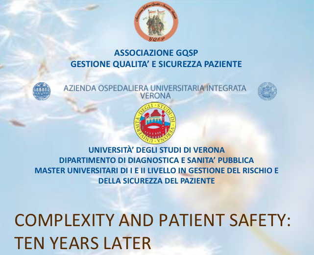Complessità e sicurezza del paziente a Verona la Conferenza Internazionale