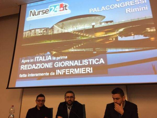 Inaugurata la Redazione di Nurse24.it al Palacongressi di Rimini. Nasce ufficialmente la figura del Nursereporter