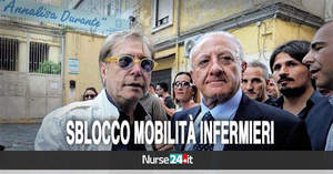 Sblocco mobilità Campania: infermieri attendono incontro con De Luca
